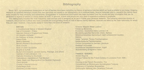 bibliography